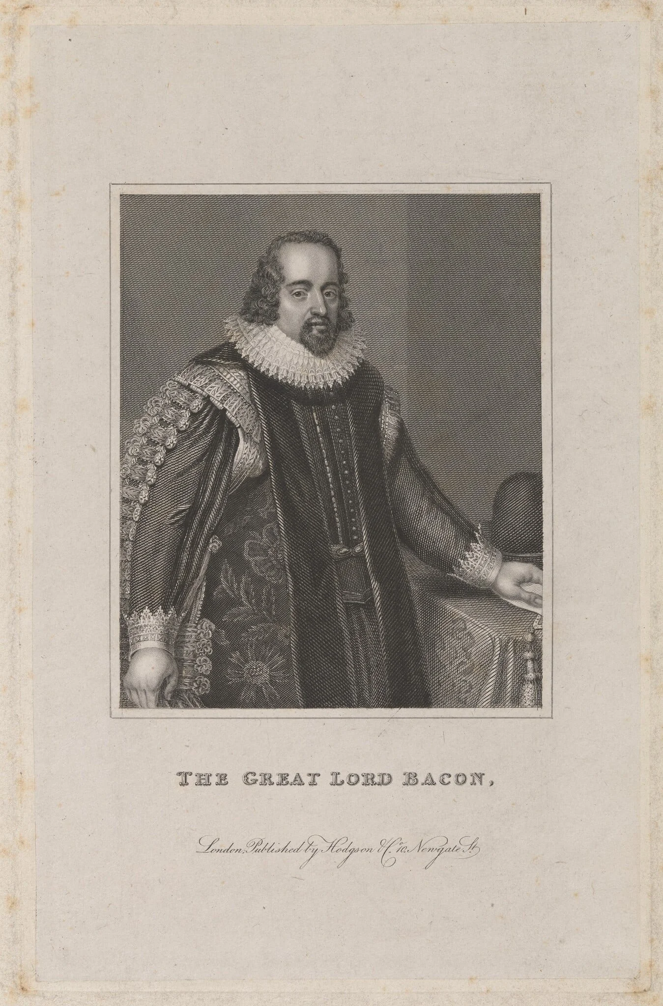 The Great Lord Bacon, detail