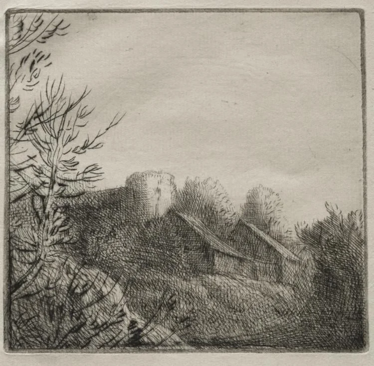 Farm at Valoux, detail