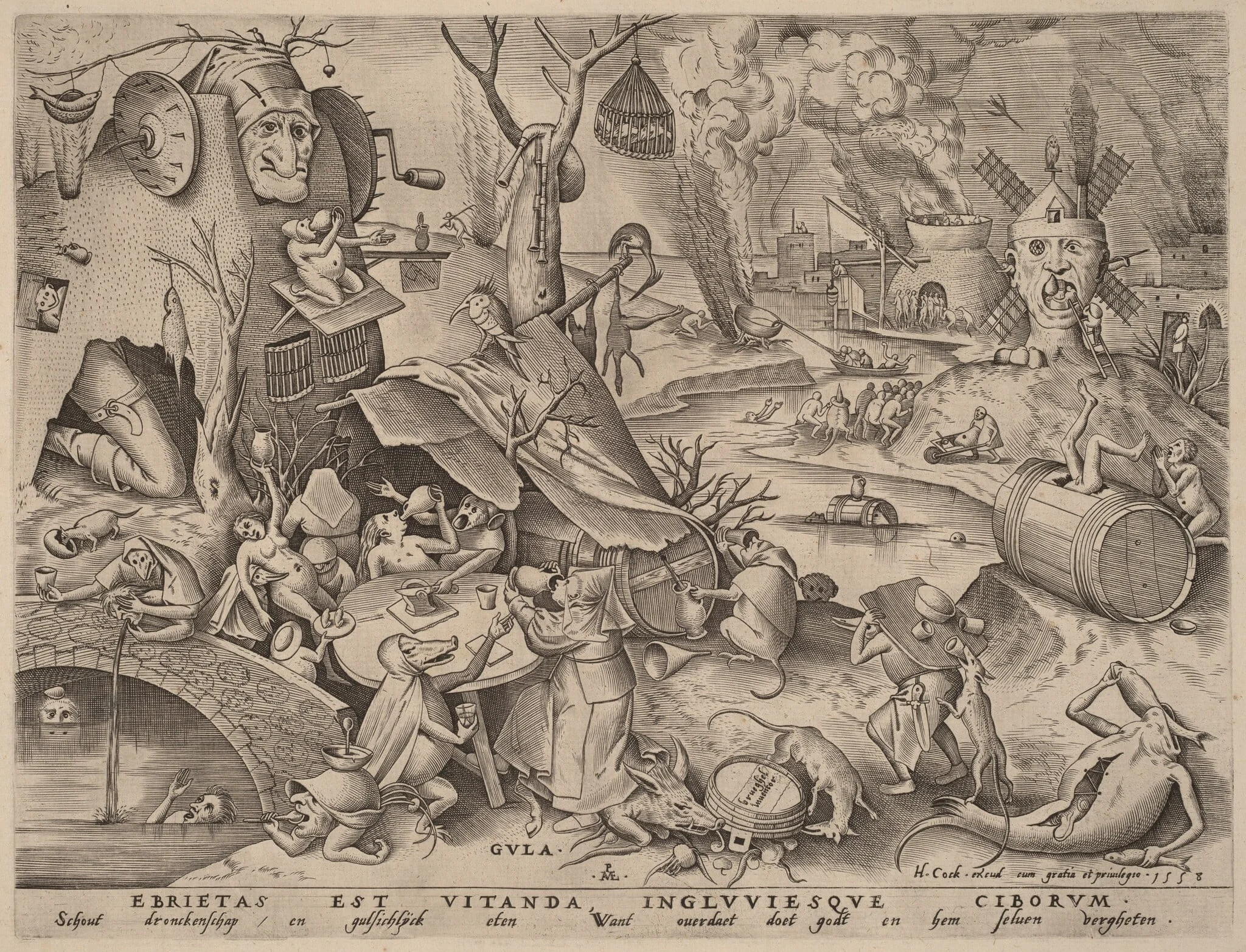 Gluttony, detail