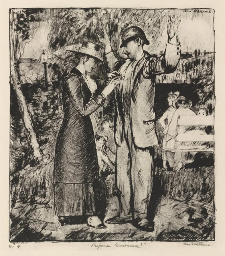 "Prepare, America!", detail
