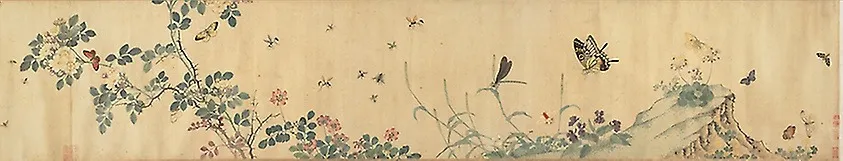 Flowers and Insects, by Chai Zhenyi, unspecified, 1696