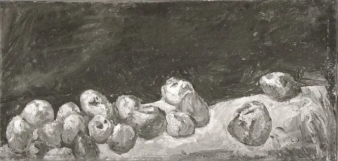 Apples, by Chaïm Soutine, oil, 1917
