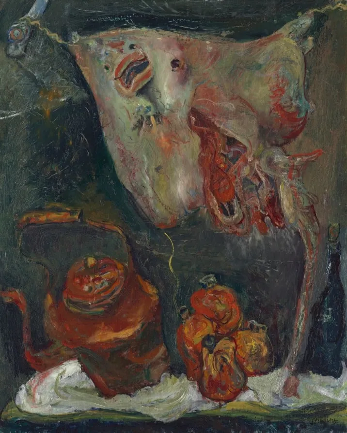 Still Life with Rayfish, by Chaïm Soutine, unspecified, 1923