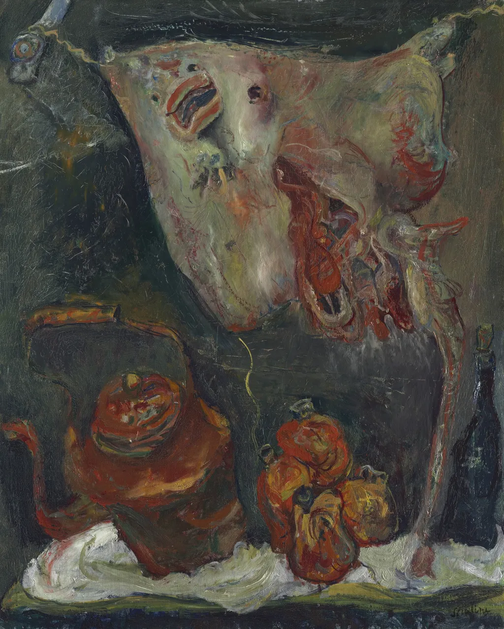 Still Life with Rayfish, by Chaïm Soutine, oil, 1923
