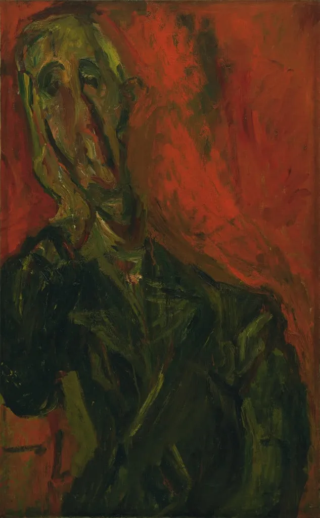 Untitled, by Chaïm Soutine, oil, 1921