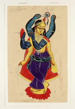 Chaitanya as Rama and Krishna