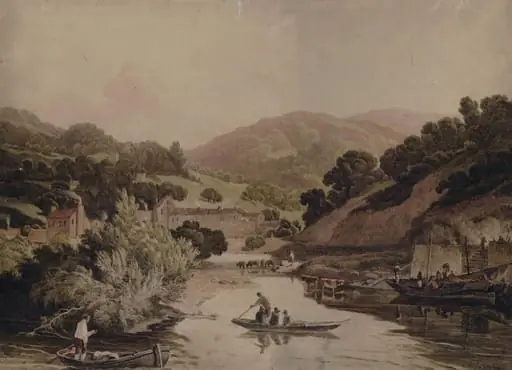 A River Scene in Devonshire', by Chalon