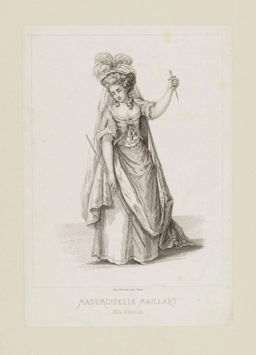 H Beard Print Collection, by Chardon, D., 1750