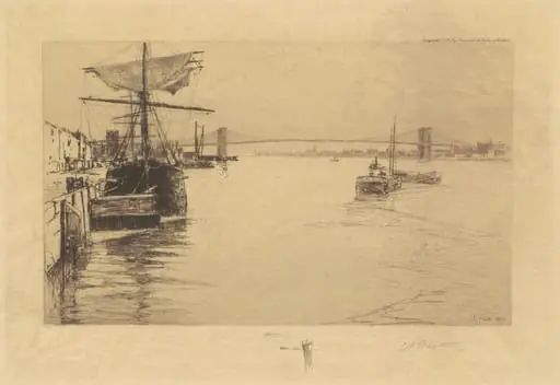 Brooklyn Bridge, by Charles A. Platt