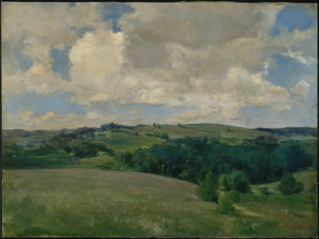 Clouds (Landscape near Cornish), by Charles A. Platt