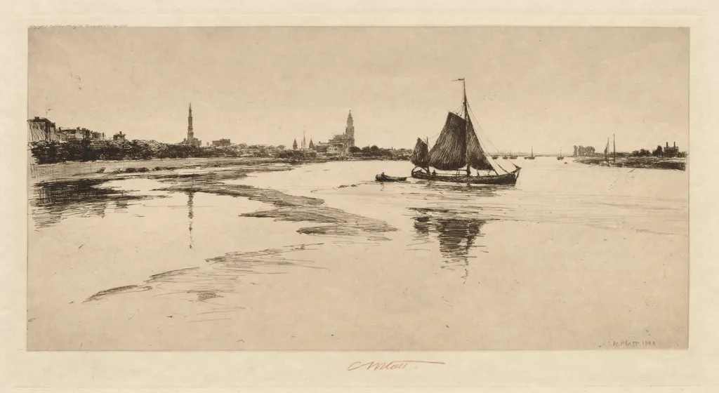 Arnheim on the Rhine, by Charles Adams Platt, 1888
