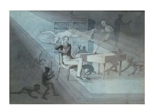Meditation, Self Portrait, by Charles Altamont Doyle