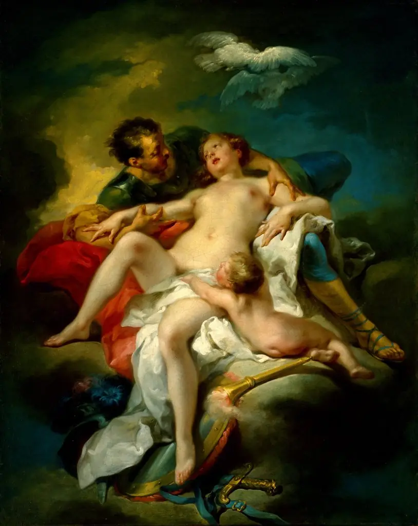 Mars and Venus, by Charles André van Loo