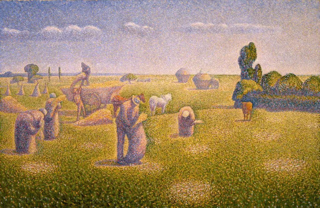 The Harvesters, by Charles Angrand