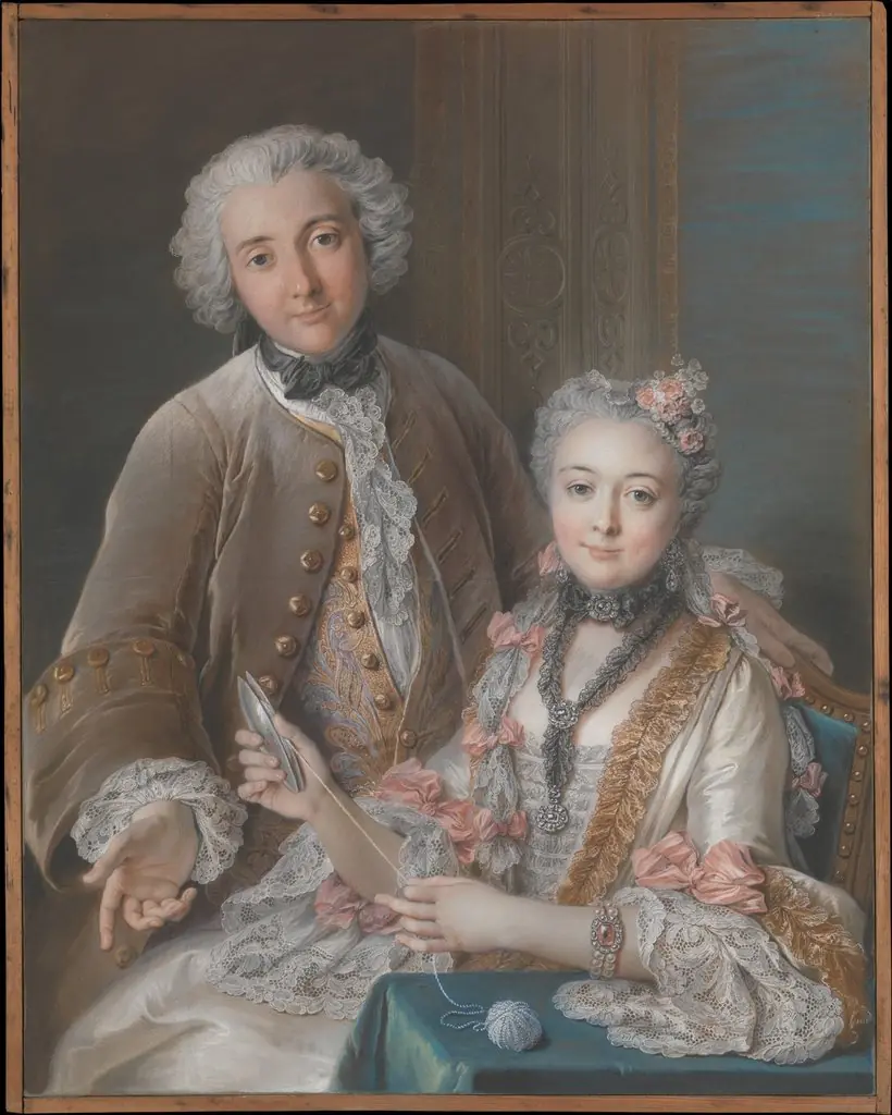 François de Jullienne (1722–1754) and Marie Elisabeth de Jullienne (Marie Elisabeth de Séré de Rieux, 1724–1795), by Charles-Antoine Coypel