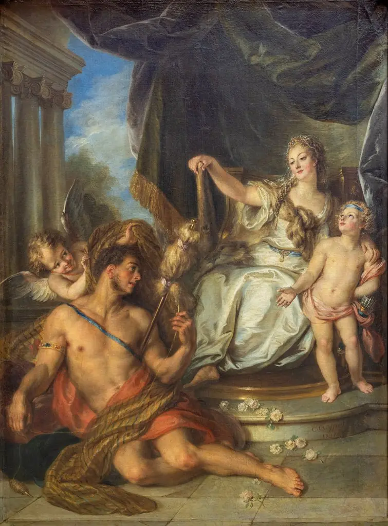Hercules and Omphale, by Charles-Antoine Coypel