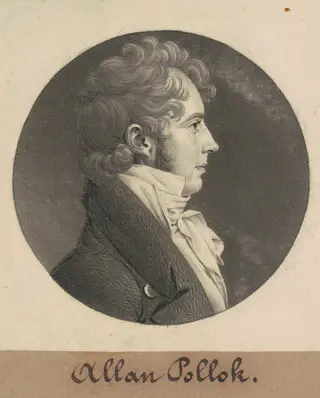 Alan Pollok, by Charles B. J. Févret de Saint-Mémin