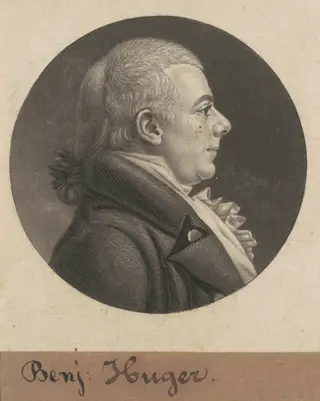 Benjamin Huger, by Charles B. J. Févret de Saint-Mémin