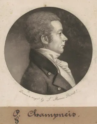 Champneis, by Charles B. J. Févret de Saint-Mémin