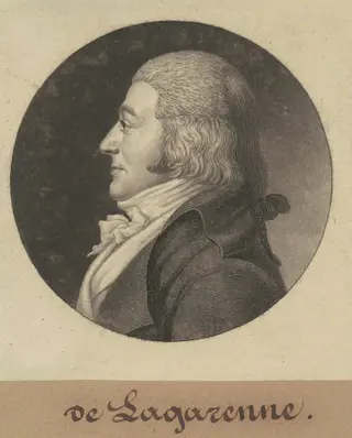 Charles de Lagarenne, by Charles B. J. Févret de Saint-Mémin