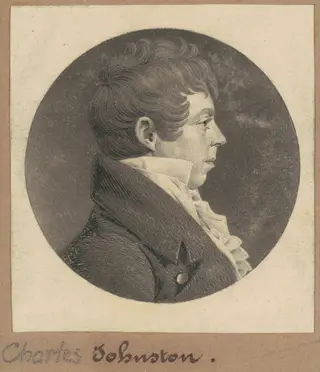 Charles Johnston, by Charles B. J. Févret de Saint-Mémin
