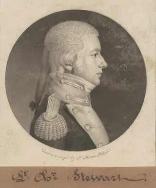 Charles Stewart, by Charles B. J. Févret de Saint-Mémin