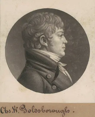 Charles W. Goldsborough, by Charles B. J. Févret de Saint-Mémin