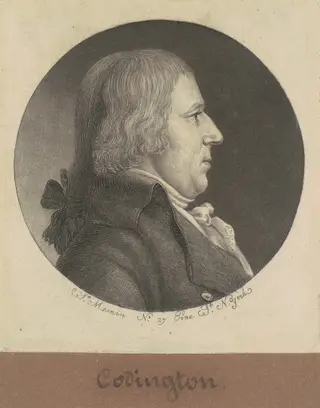 Coddington, by Charles B. J. Févret de Saint-Mémin