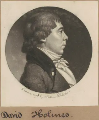 David Holmes, by Charles B. J. Févret de Saint-Mémin