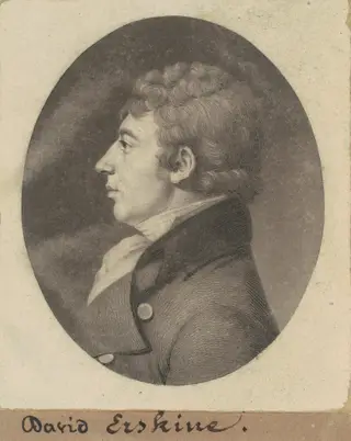 David Montagu Erskine, by Charles B. J. Févret de Saint-Mémin