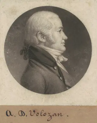 Denis A. Volozan, by Charles B. J. Févret de Saint-Mémin