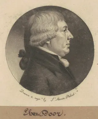 Ebenezer Dorr, by Charles B. J. Févret de Saint-Mémin