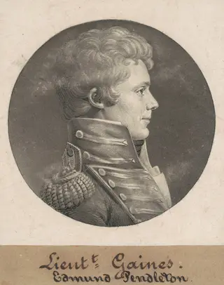 Edmund Pendleton Gaines, by Charles B. J. Févret de Saint-Mémin