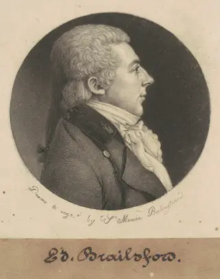 Edward Brailsford, by Charles B. J. Févret de Saint-Mémin