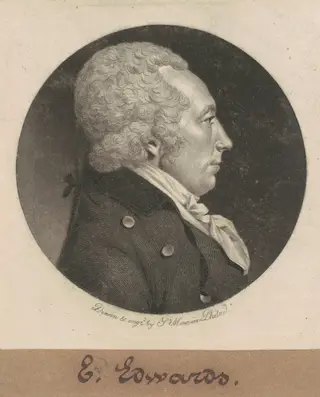 Edward Edwards, by Charles B. J. Févret de Saint-Mémin