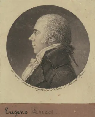 Eugene Lucet, by Charles B. J. Févret de Saint-Mémin