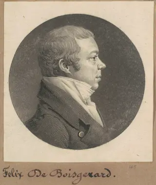 Felix Constant de Boisgerard, by Charles B. J. Févret de Saint-Mémin