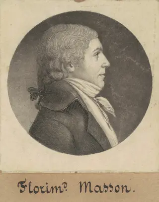 Florimond Masson, by Charles B. J. Févret de Saint-Mémin