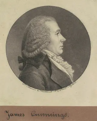 Fortescue Cuming, by Charles B. J. Févret de Saint-Mémin
