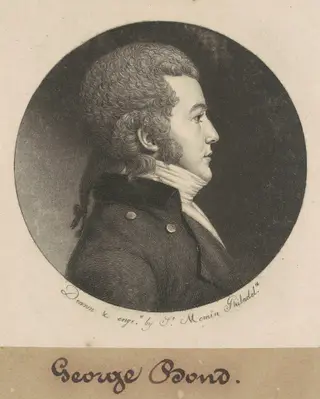 George Bond, by Charles B. J. Févret de Saint-Mémin