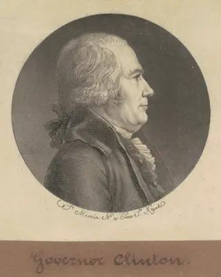 George Clinton, by Charles B. J. Févret de Saint-Mémin