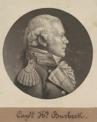 Henry Burbeck, by Charles B. J. Févret de Saint-Mémin