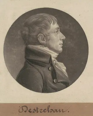 Jean Noel Destréhan, by Charles B. J. Févret de Saint-Mémin