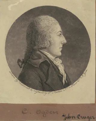 John Cruger, by Charles B. J. Févret de Saint-Mémin