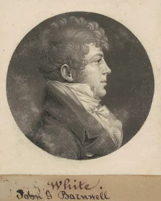 John Gibbes Barnwell, by Charles B. J. Févret de Saint-Mémin