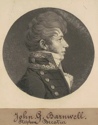 John Green, by Charles B. J. Févret de Saint-Mémin