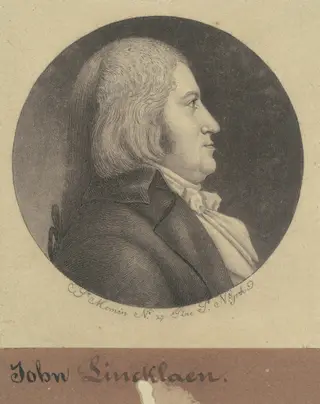 John Lincklaen, by Charles B. J. Févret de Saint-Mémin
