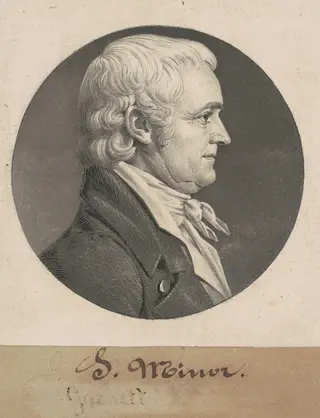 John Minor III, by Charles B. J. Févret de Saint-Mémin