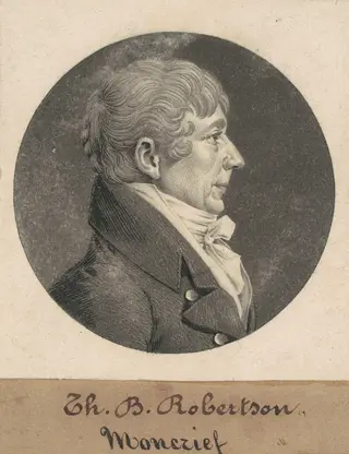 John Moncreif, by Charles B. J. Févret de Saint-Mémin