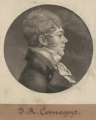 John R. Comegys, by Charles B. J. Févret de Saint-Mémin